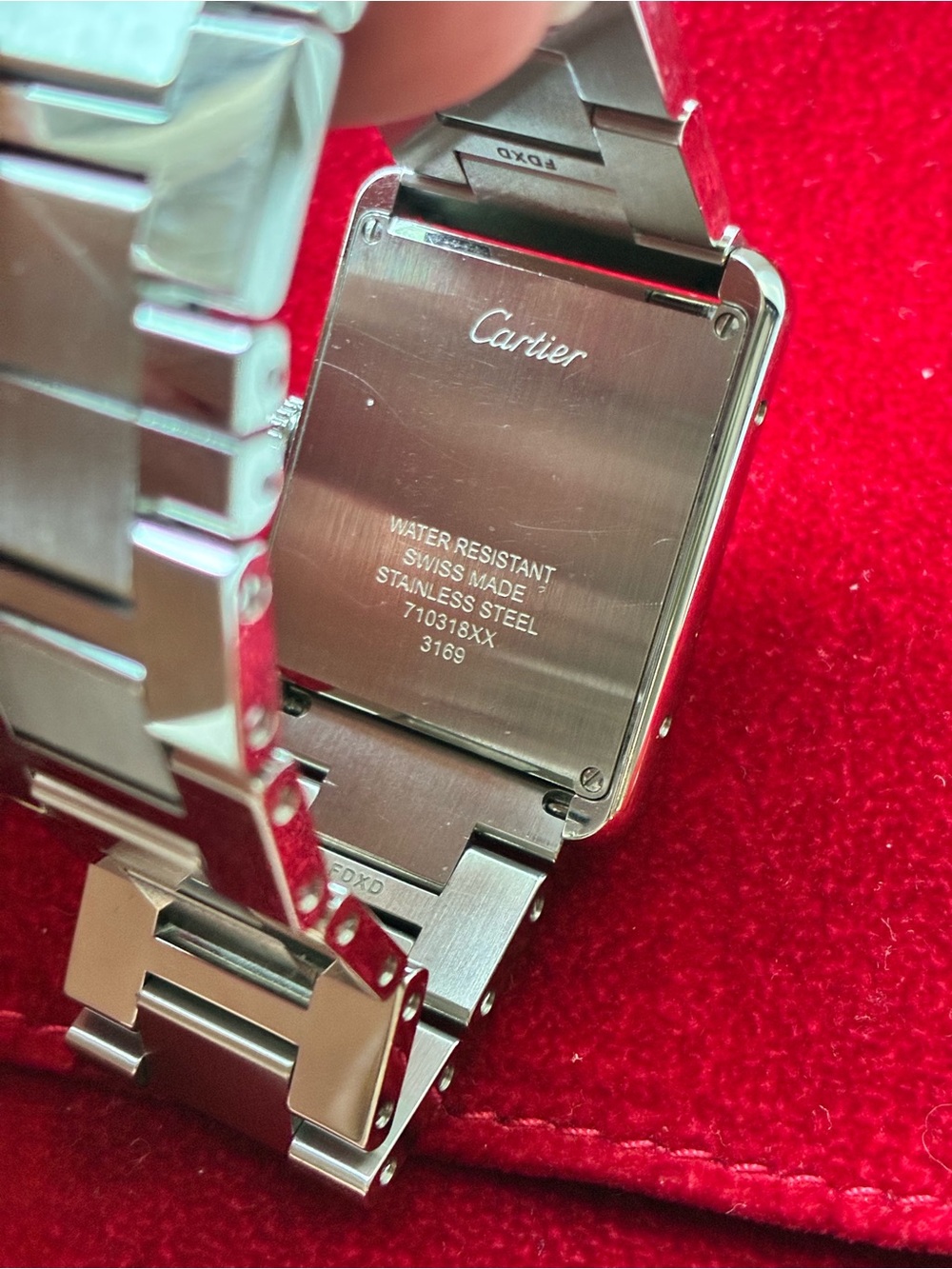 Cartier Stainless Steel 27mm Tank Solo Quartz Watch - Picture 4 of 12